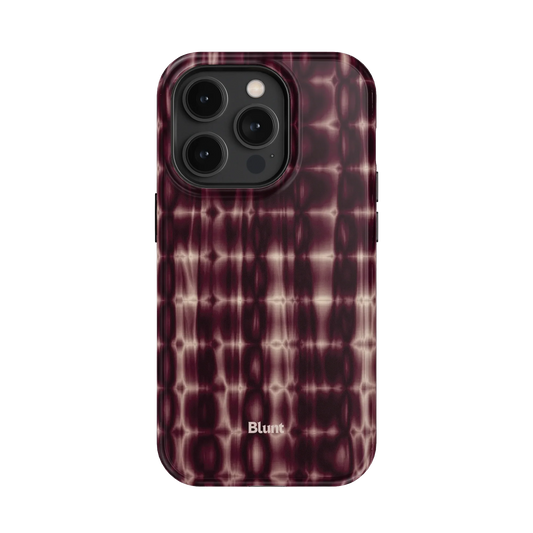 Purple Ripple iPhone Case