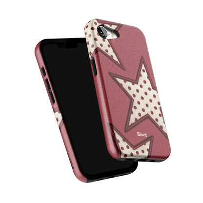 Cherry-Polka-Star-iphone-case-iPhone 17 E-5