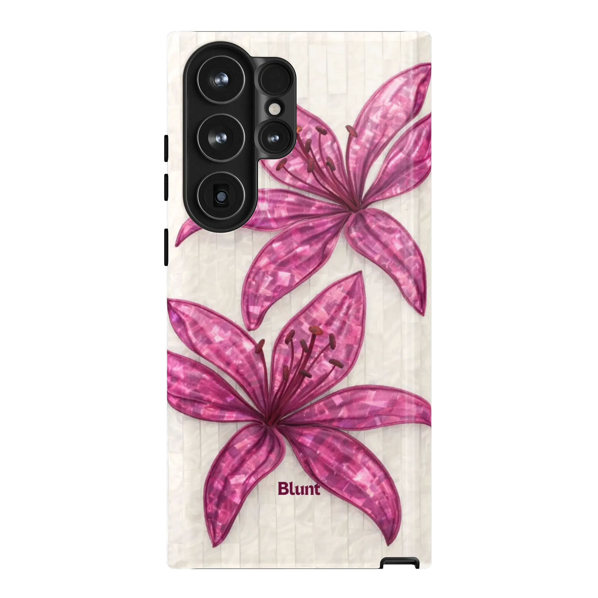 Purple-Floral-Luster-samsung-case-S23 Ultra-1