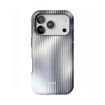 Silver Pulse iPhone Case
