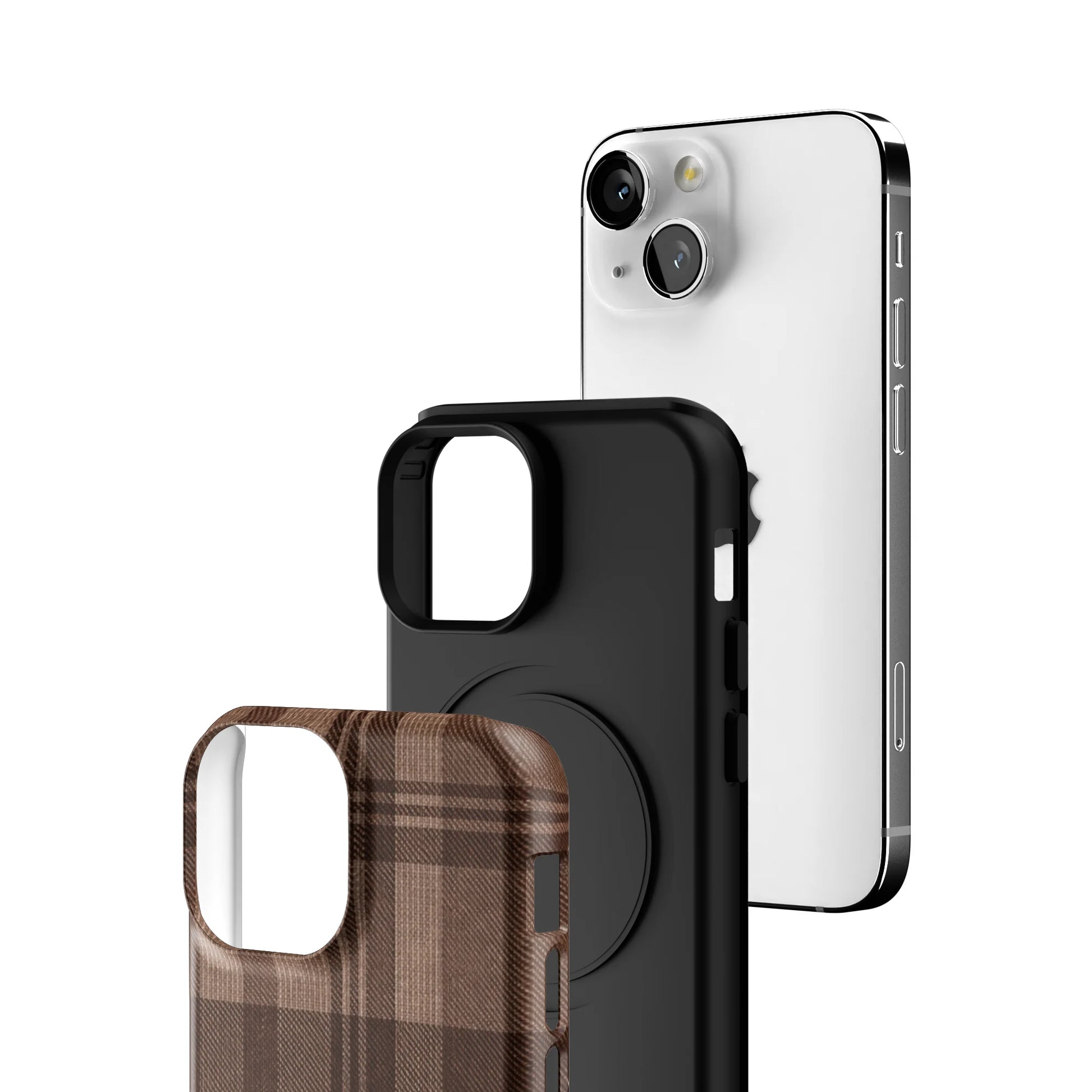 Mocha-Plaid-iphone-case-iPhone 13 Mini-3