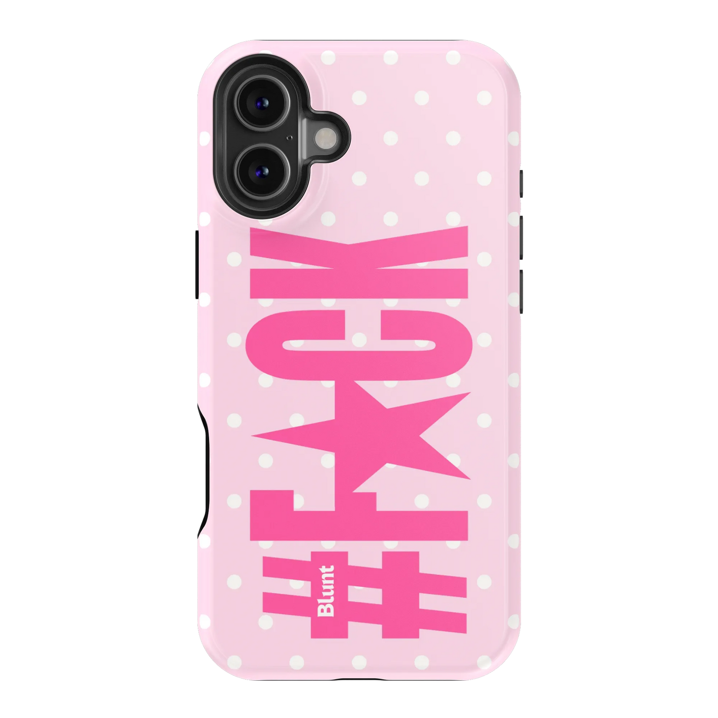 Pink Polka Riot iPhone Case