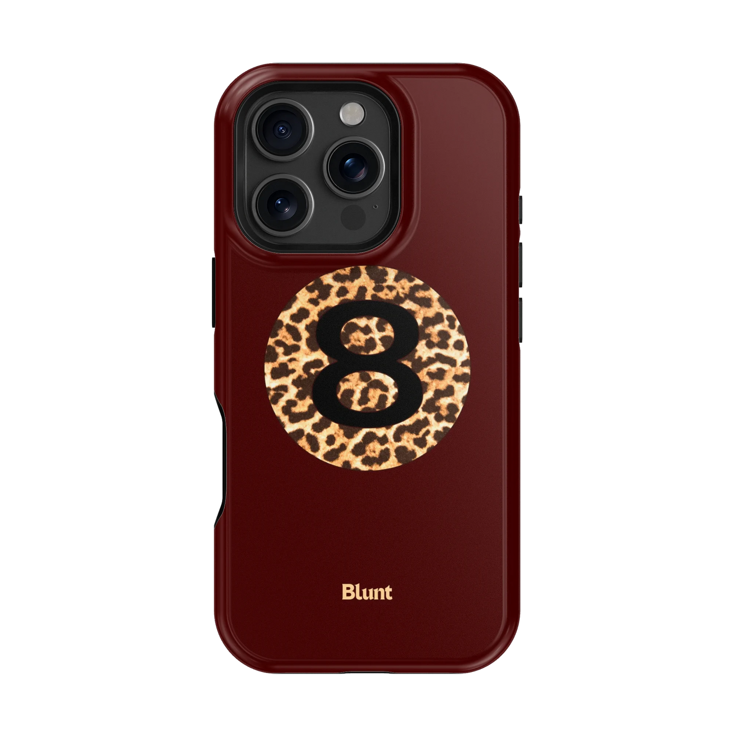 Burgundy Magic 8 iPhone Case