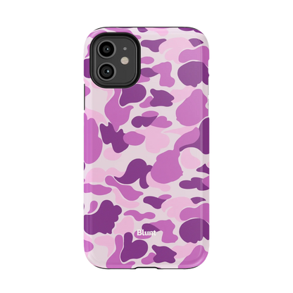 Purple Camo iPhone Case