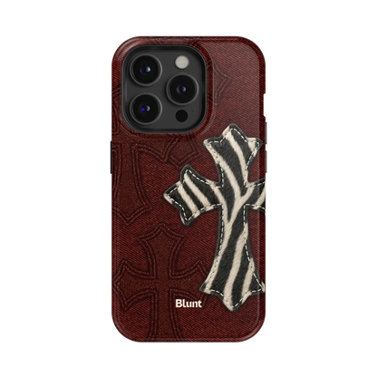 Zebrascale Cross iPhone Case