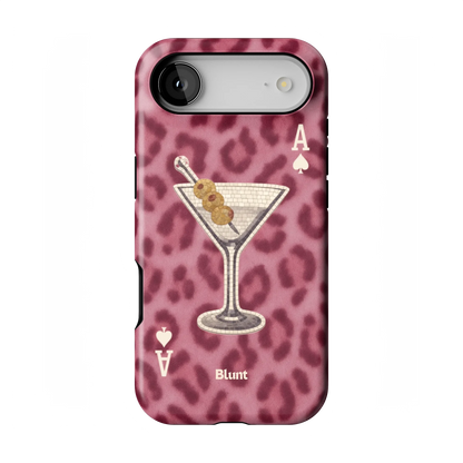 Pink Cheetah Dirty Martini iPhone Case