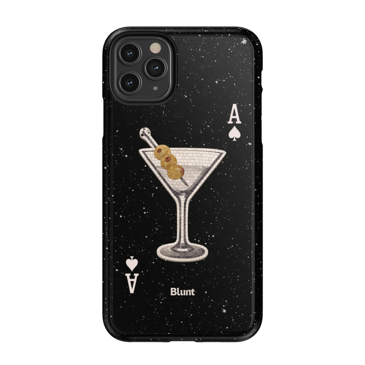 Black Dirty Martini iPhone Case