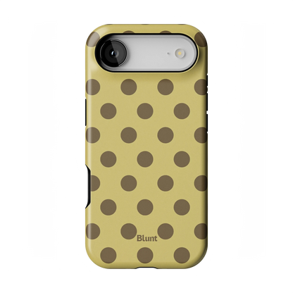 Sage Toffee Dot iPhone Case