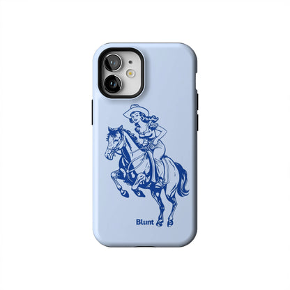 Blue-Lasso-Lady-iphone-case-iPhone 12 Mini-1