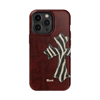 Zebrascale Cross iPhone Case