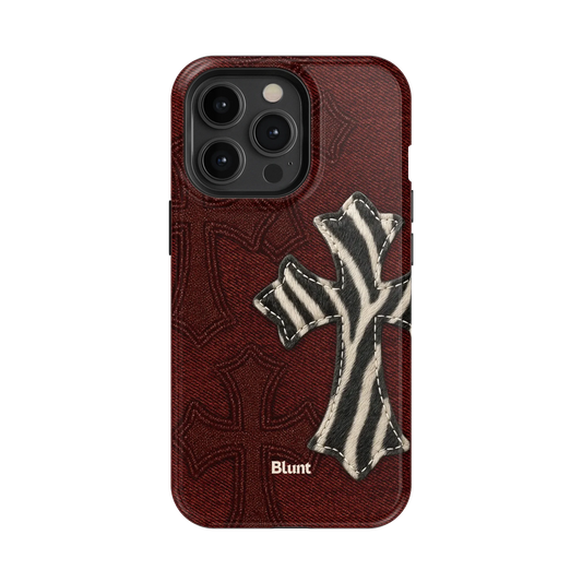 Zebrascale Cross iPhone Case