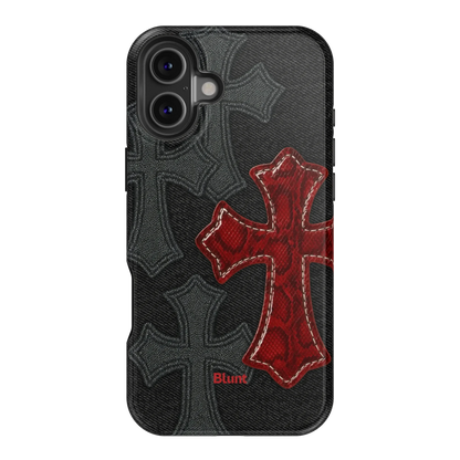 Crimson Cross iPhone Case