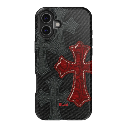 Crimson Cross iPhone Case