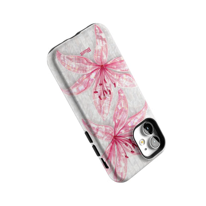 Pink-Floral-Luster-iphone-case-iPhone 12 Mini-4