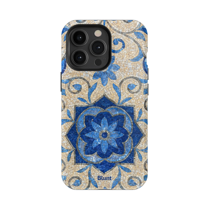 Blue Bloom iPhone Case