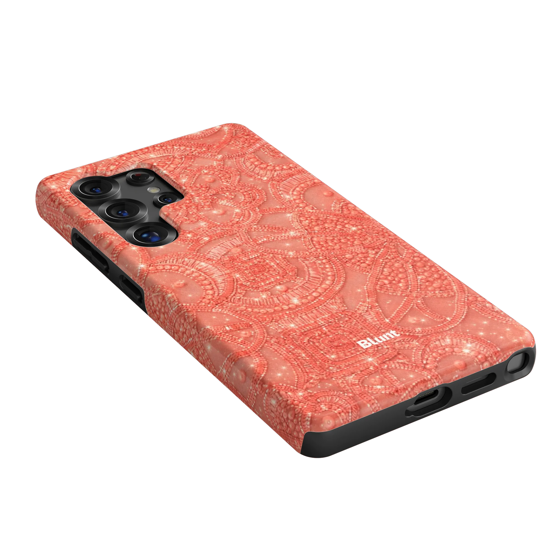 Coral-Glam-samsung-case-Galaxy S25 Ultra-2
