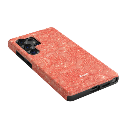 Coral-Glam-samsung-case-Galaxy S25 Ultra-2