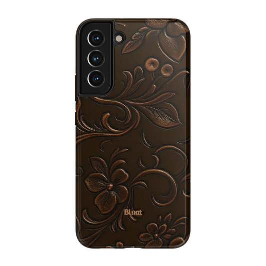 Tooled Leather Samsung Case