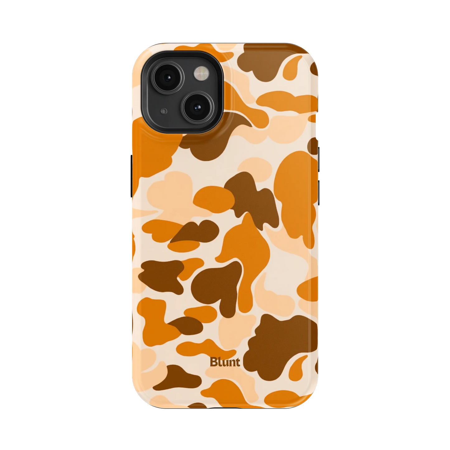 Orange Camo iPhone Case