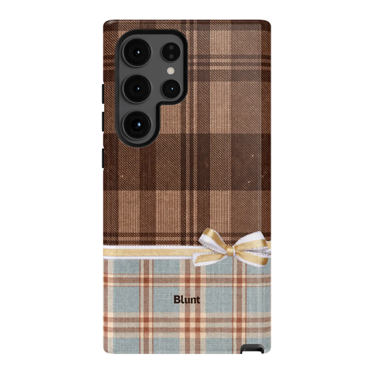 Mocha-Plaid-samsung-case-S24 Ultra-1