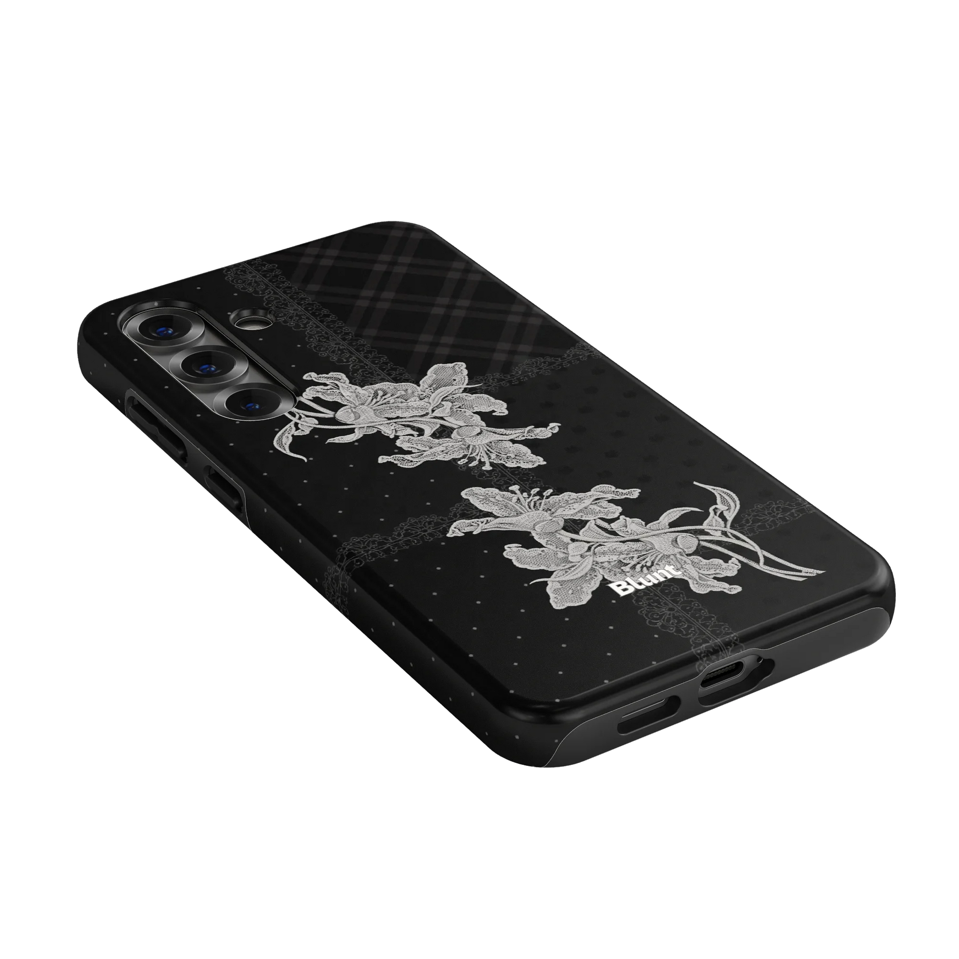 NOIR-PETALS-samsung-case-S25 Plus-2