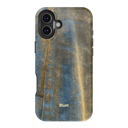 Worn Denim iPhone Case