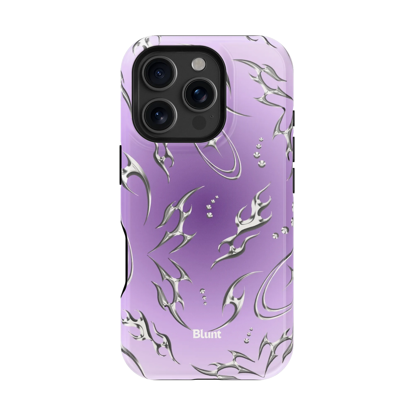 Purple Cyber iPhone Case
