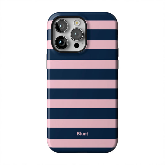 Blueberry-Blush-Stripe-iphone-case-iPhone 14 Pro Max-1