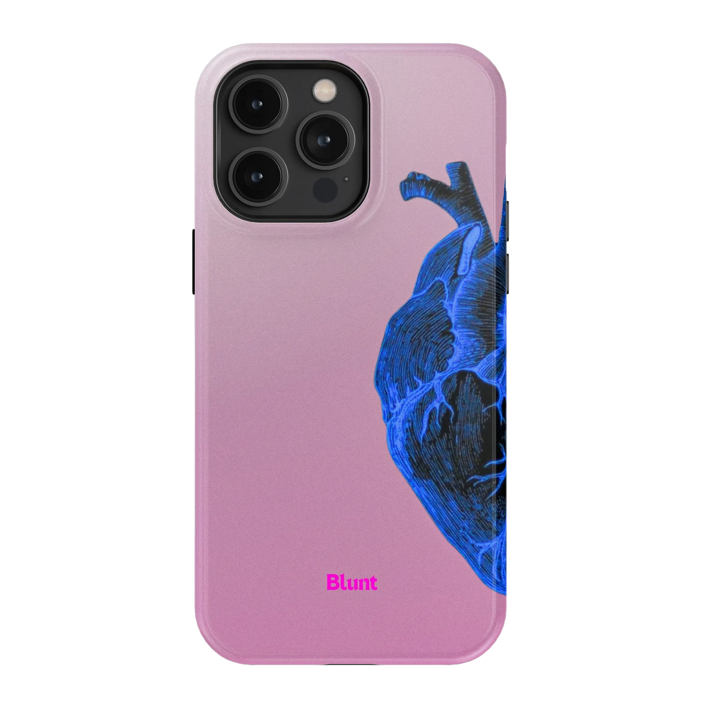 Anatomy Heart Blue iPhone Case