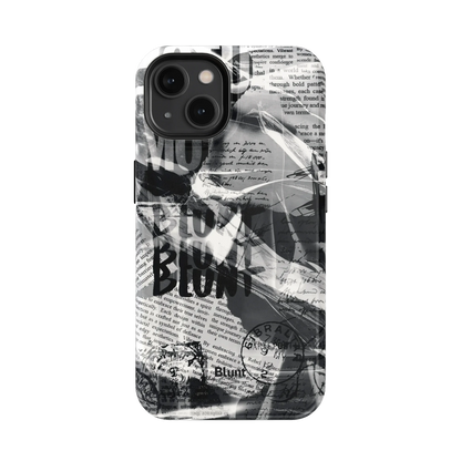 Black Love Letter iPhone Case