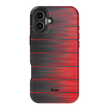 Crimson Stripe iPhone Case