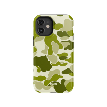 Lime Camo iPhone Case