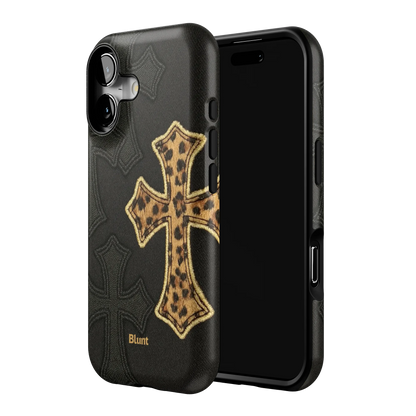 Cheetah Cross iPhone Case