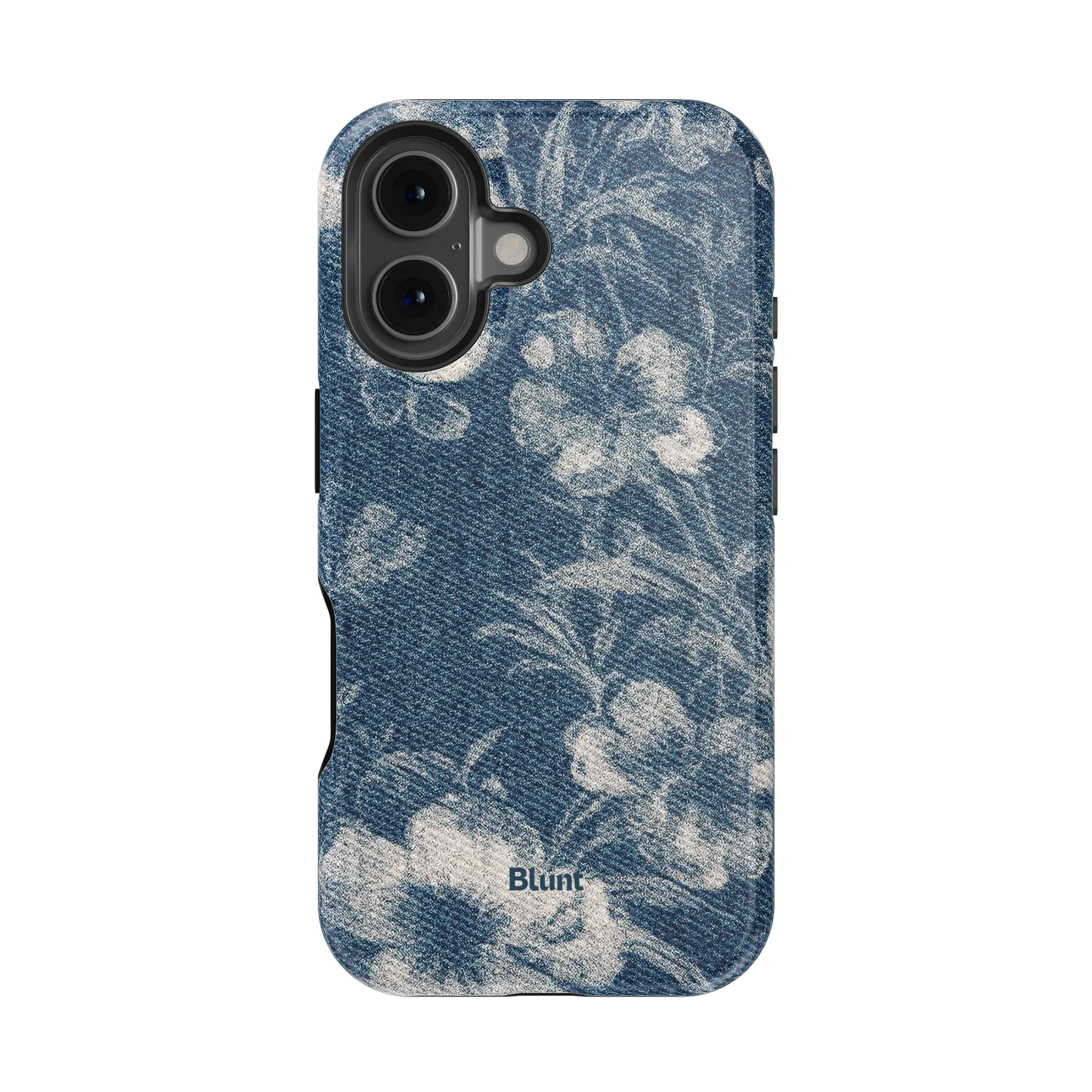 Denim Bloom iPhone Case
