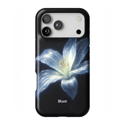 Blue Lilly iPhone Case