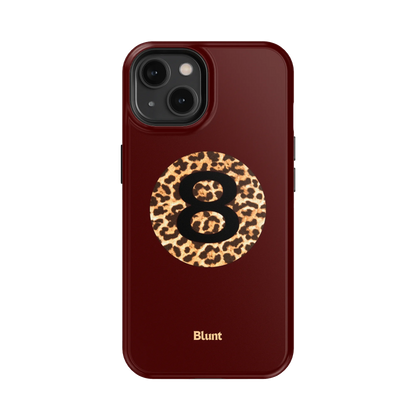 Burgundy Magic 8 iPhone Case