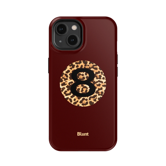 Burgundy Magic 8 iPhone Case