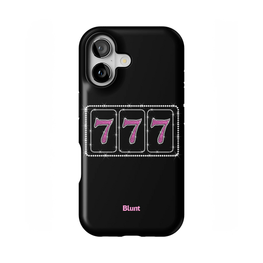 Pink Lucky 777 iPhone Case