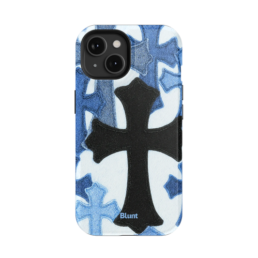 Denim Cross iPhone Case