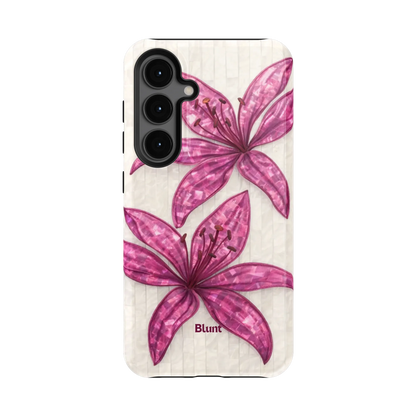 Purple-Floral-Luster-samsung-case-S24-1