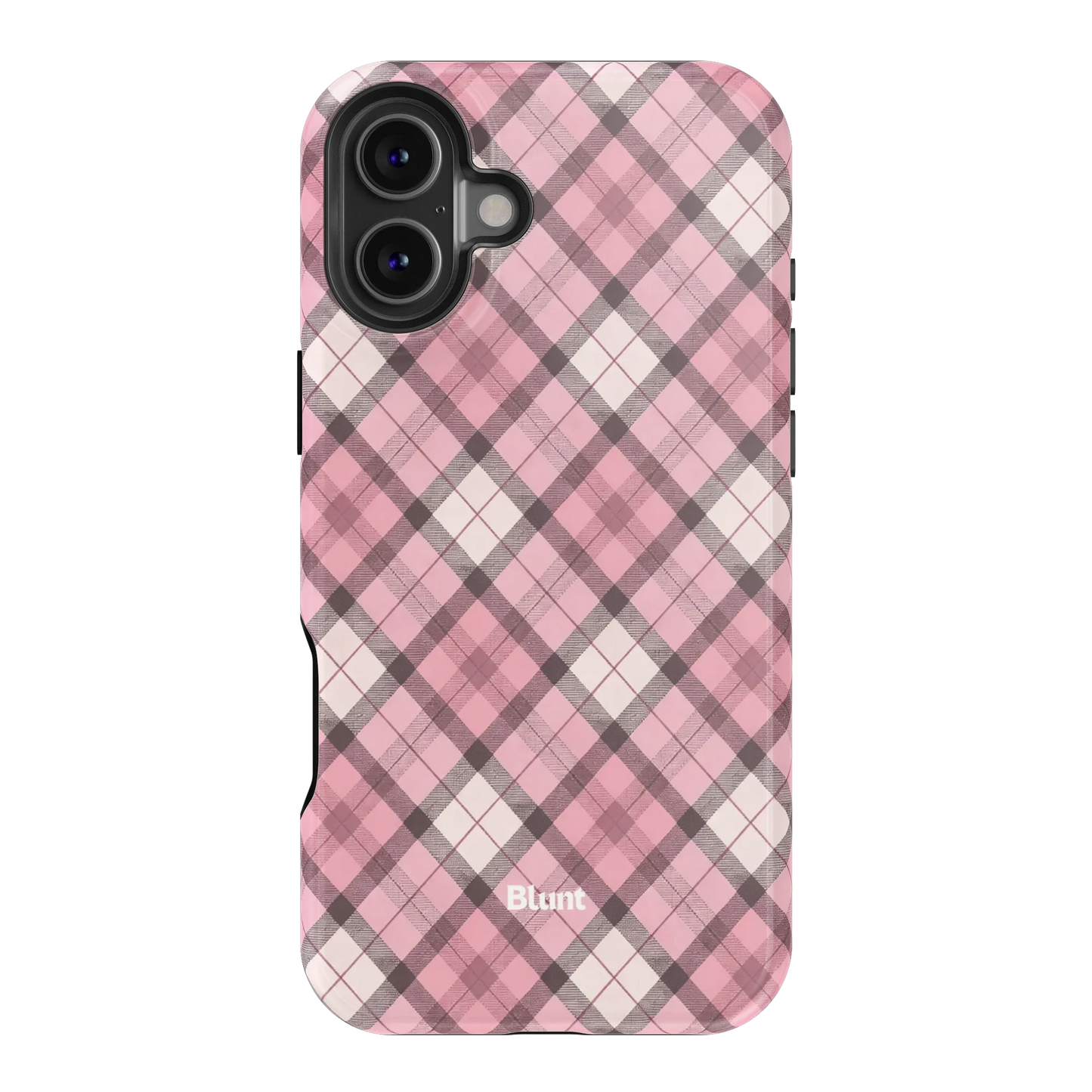 Pink Plaid iPhone Case