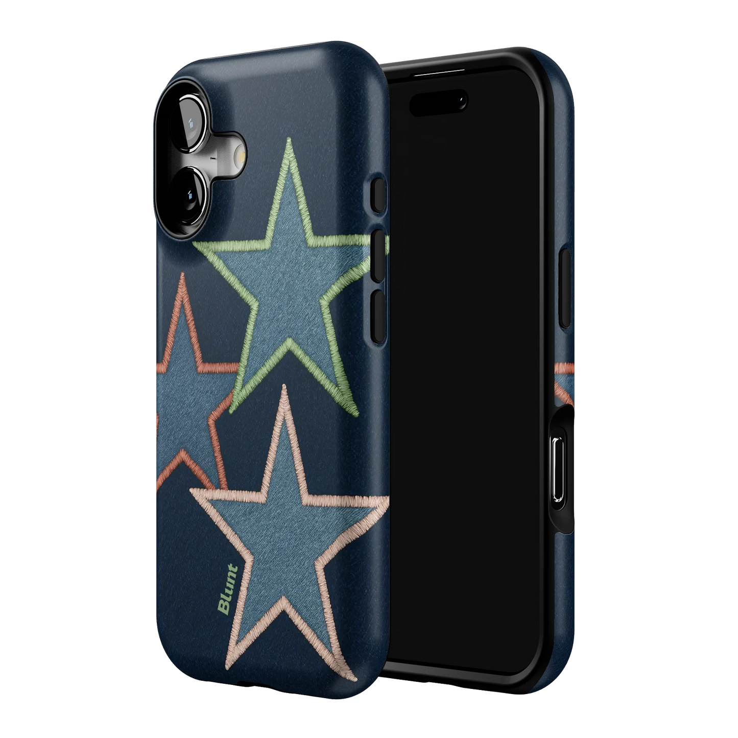 Neon Stars iPhone Case