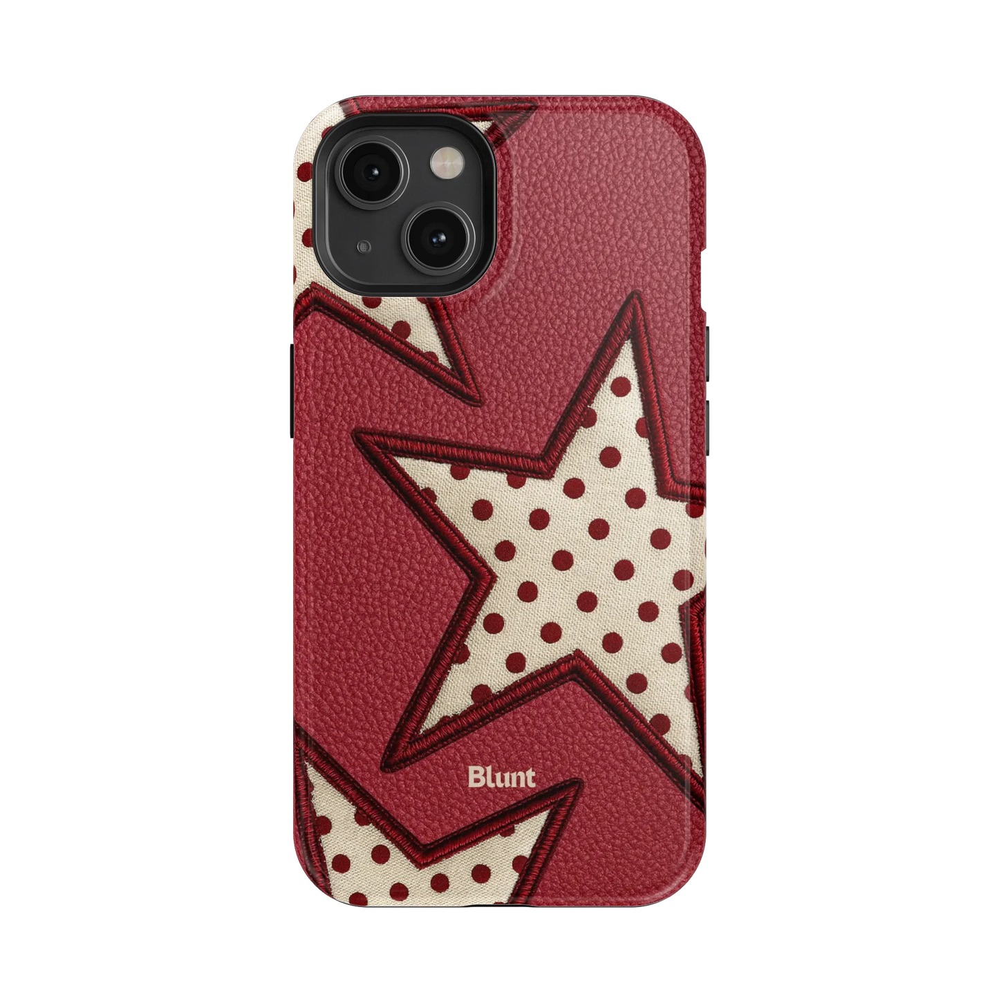 Cherry Polka Star iPhone Case