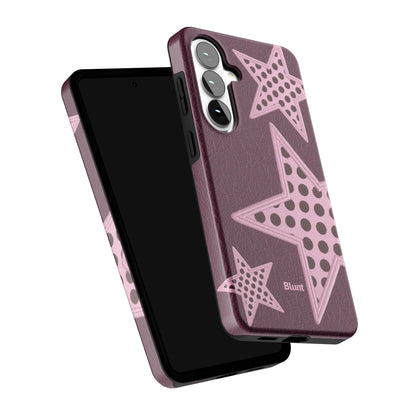 Plum-Polka-Star-samsung-case-Galaxy S26 Plus-5