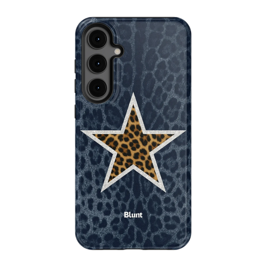 Denim Cheetah Star Samsung Case