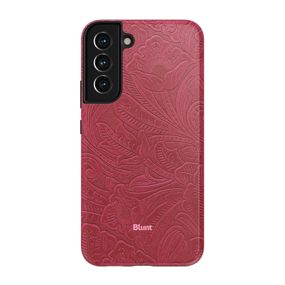 Mauve Leather Samsung Case