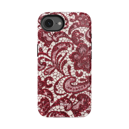 Crimson Lace iPhone Case