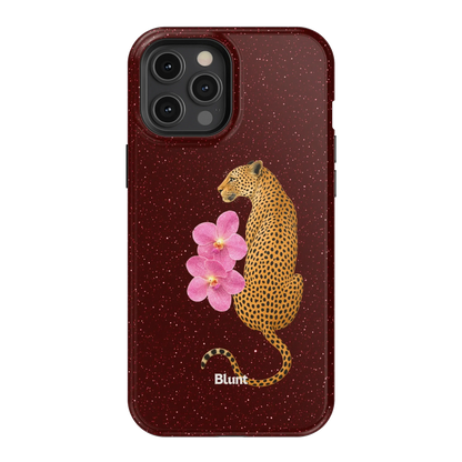 Burgundy Cleo iPhone Case