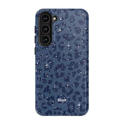 Blue Cheetah Print Samsung Case
