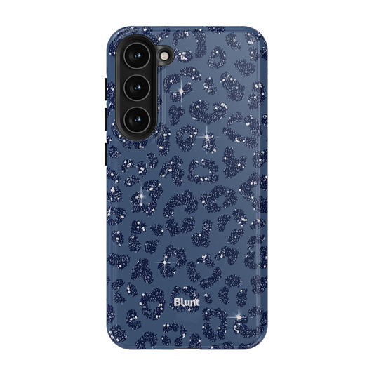 Blue Cheetah Print Samsung Case